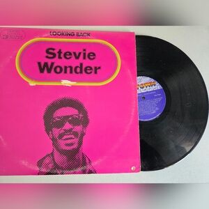 Looking Back Stevie Wonder Record LP VTG